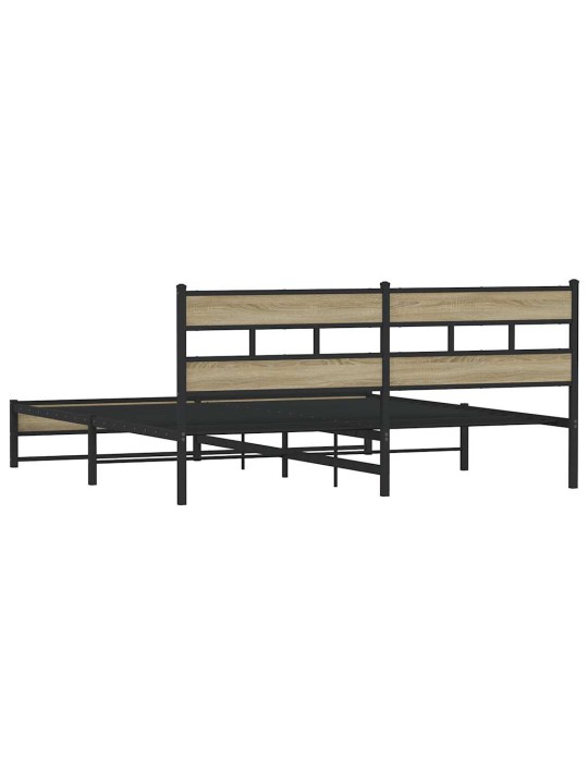 METALLIST VOODIRAAM ILMA MADRATSITA SONOMA TAMM 183X213 CM