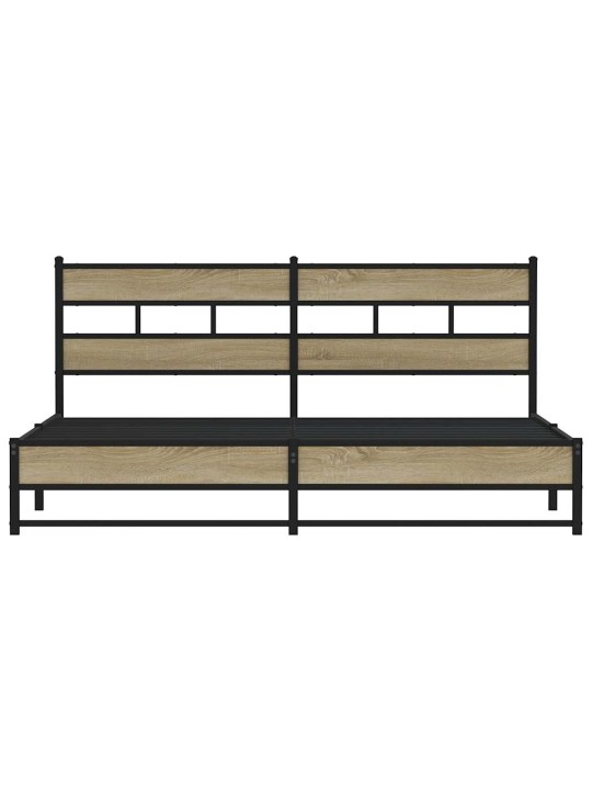 METALLIST VOODIRAAM ILMA MADRATSITA SONOMA TAMM 193X203 CM