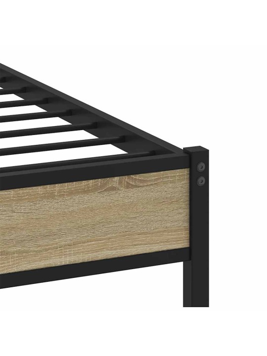 METALLIST VOODIRAAM ILMA MADRATSITA SONOMA TAMM 193X203 CM