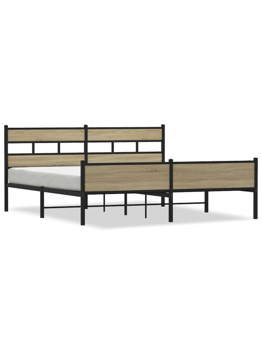 METALLIST VOODIRAAM ILMA MADRATSITA SONOMA TAMM 183X213 CM