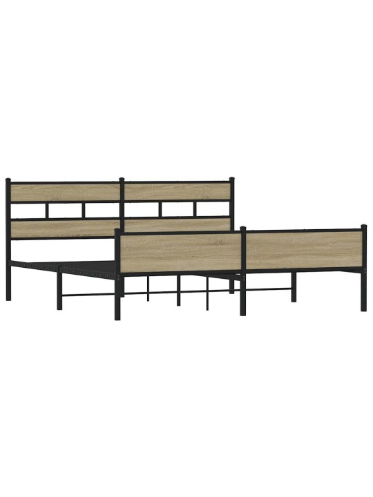 METALLIST VOODIRAAM ILMA MADRATSITA SONOMA TAMM 183X213 CM