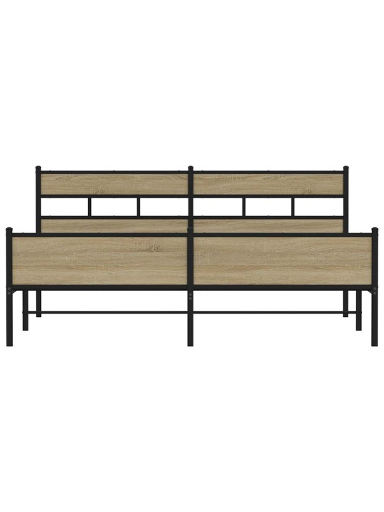 METALLIST VOODIRAAM ILMA MADRATSITA SONOMA TAMM 183X213 CM