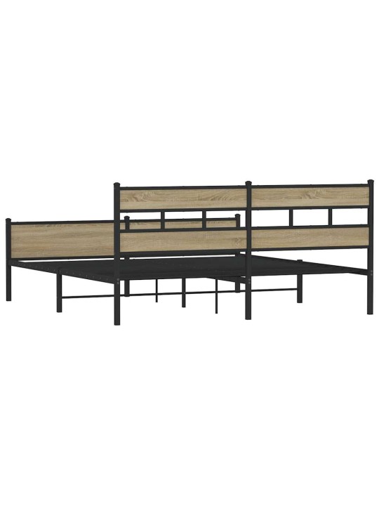 METALLIST VOODIRAAM ILMA MADRATSITA SONOMA TAMM 183X213 CM