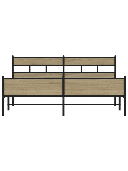 METALLIST VOODIRAAM ILMA MADRATSITA SONOMA TAMM 193X203 CM