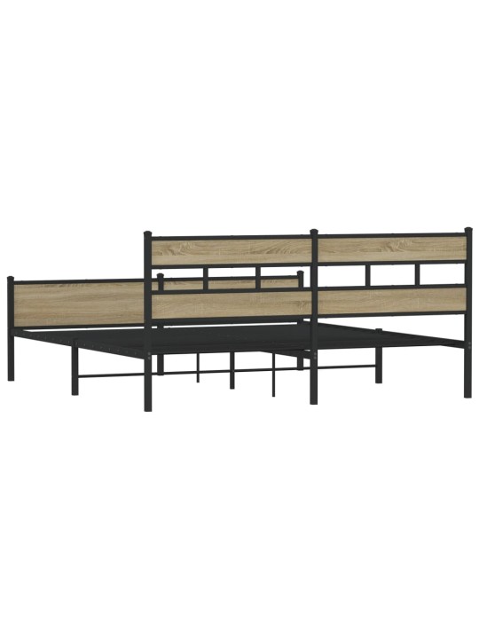 METALLIST VOODIRAAM ILMA MADRATSITA SONOMA TAMM 193X203 CM