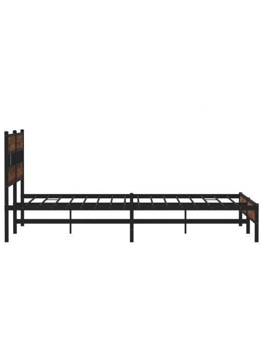 METALLIST VOODIRAAM ILMA MADRATSITA PRUUN TAMM 183X213 CM