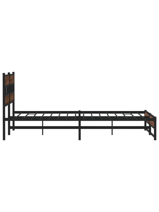 METALLIST VOODIRAAM ILMA MADRATSITA PRUUN TAMM 183X213 CM