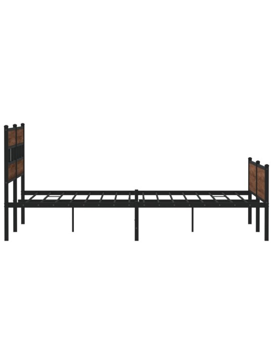 METALLIST VOODIRAAM ILMA MADRATSITA PRUUN TAMM 193X203 CM