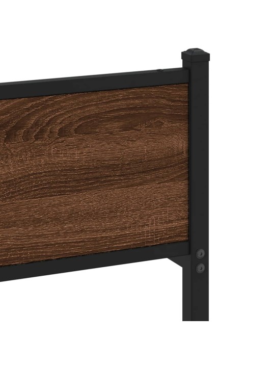 METALLIST VOODIRAAM ILMA MADRATSITA PRUUN TAMM 193X203 CM