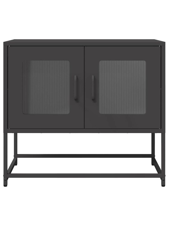 TELERIKAPP MUST 68X39X60,5 CM KÜLMVALTSITUD TERAS