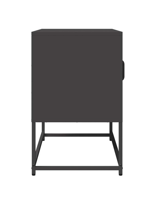 TELERIKAPP MUST 68X39X60,5 CM KÜLMVALTSITUD TERAS
