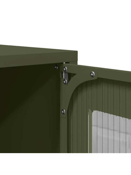 TELERIKAPP OLIIVROHELINE 68X39X60,5 CM KÜLMVALTSITUD TERAS
