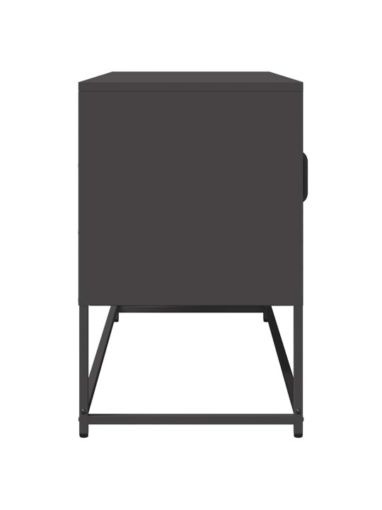 TELERIKAPP MUST 100,5X39X60,5 CM KÜLMVALTSITUD TERAS