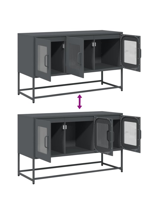 TELERIKAPP ANTRATSIIT 100,5X39X60,5 CM KÜLMVALTSITUD TERAS