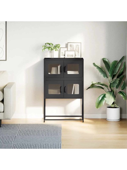 HIGHBOARD BLACK 68X39X107 CM TERAS