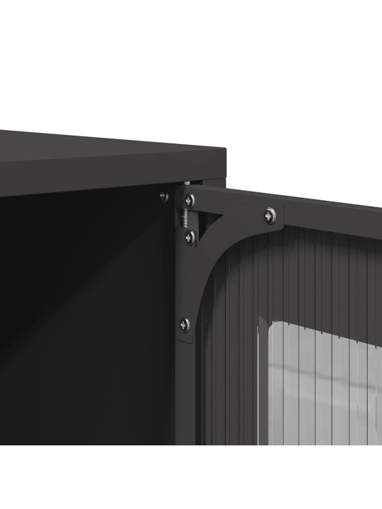HIGHBOARD BLACK 68X39X107 CM TERAS