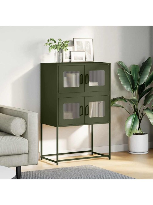 HIGHBOARD OLIVE GREEN 68X39X107 CM TERAS