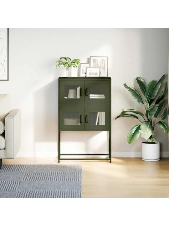 HIGHBOARD OLIVE GREEN 68X39X107 CM TERAS