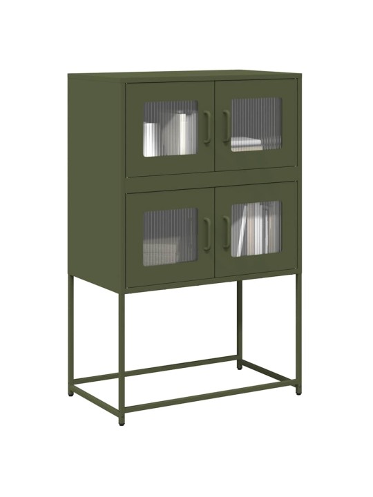 HIGHBOARD OLIVE GREEN 68X39X107 CM TERAS