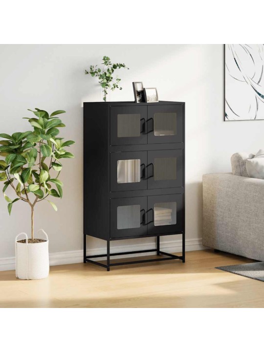 HIGHBOARD BLACK 68X39X123 CM TERAS