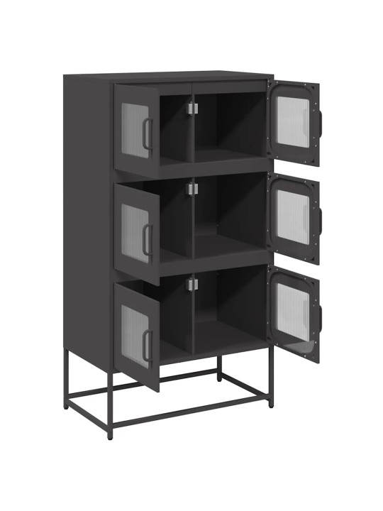 HIGHBOARD BLACK 68X39X123 CM TERAS