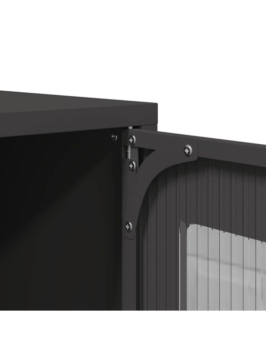 HIGHBOARD BLACK 68X39X123 CM TERAS