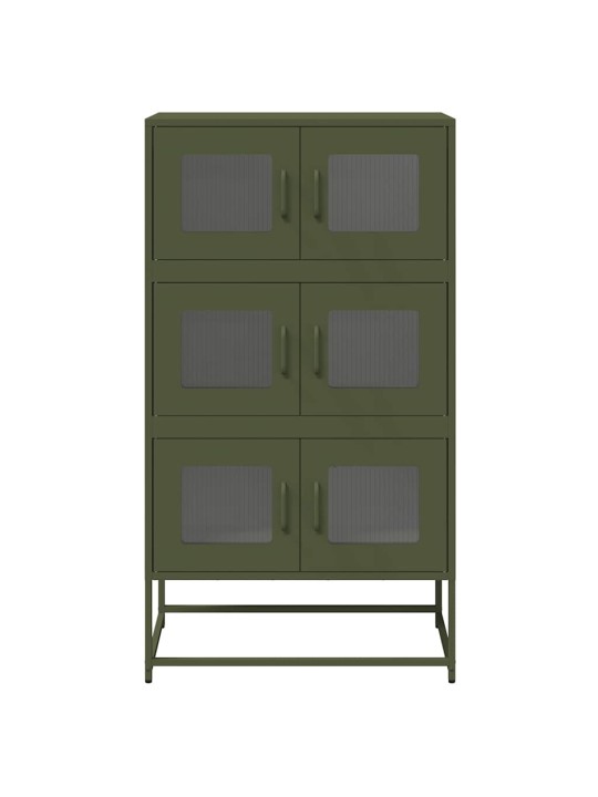 HIGHBOARD OLIVE GREEN 68X39X123 CM TERAS