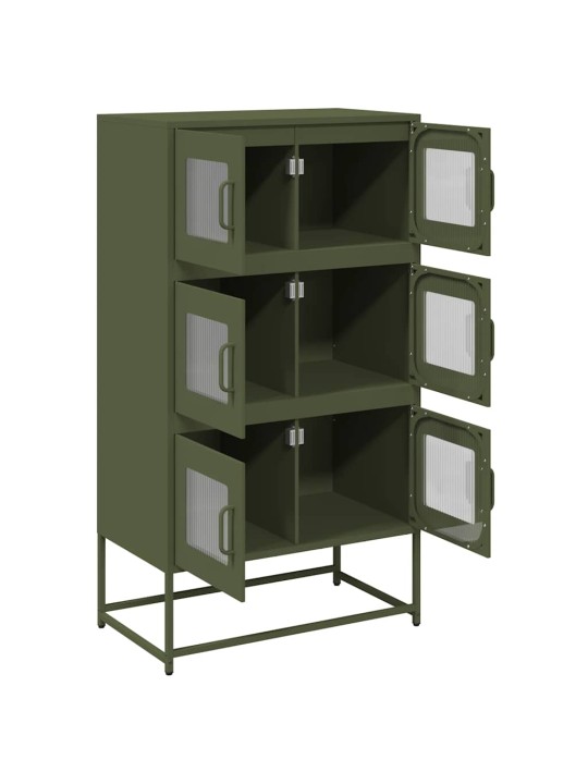 HIGHBOARD OLIVE GREEN 68X39X123 CM TERAS