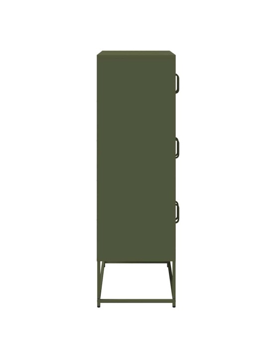HIGHBOARD OLIVE GREEN 68X39X123 CM TERAS