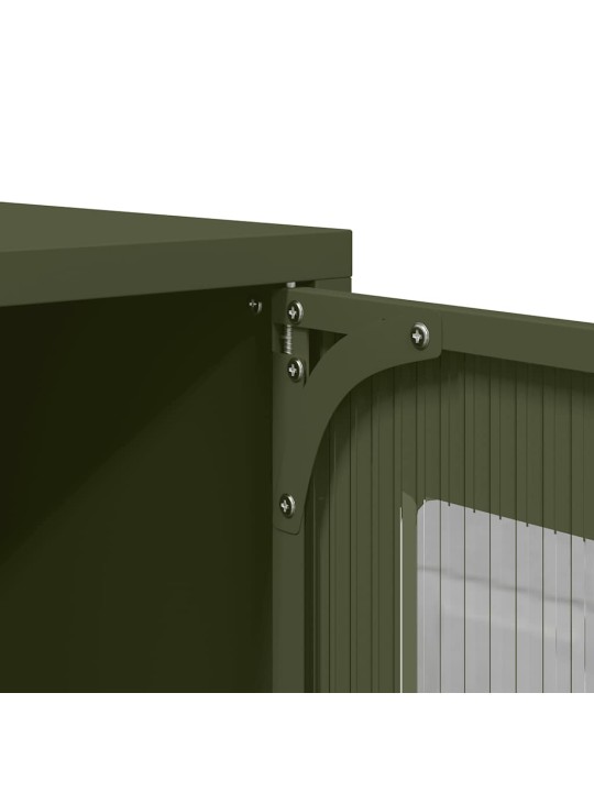 HIGHBOARD OLIVE GREEN 68X39X123 CM TERAS
