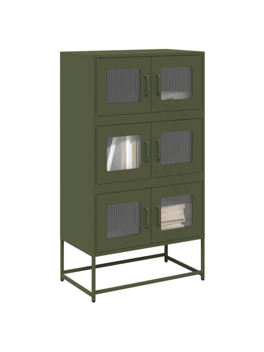 HIGHBOARD OLIVE GREEN 68X39X123 CM TERAS