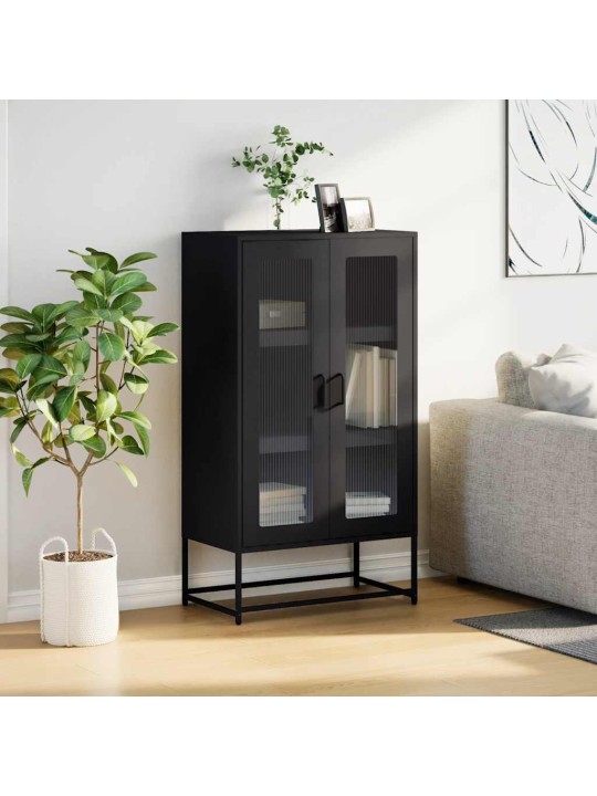 HIGHBOARD BLACK 68X39X123 CM TERAS