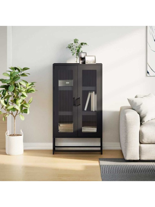 HIGHBOARD BLACK 68X39X123 CM TERAS