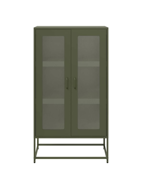 HIGHBOARD OLIVE GREEN 68X39X123 CM TERAS