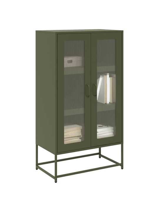 HIGHBOARD OLIVE GREEN 68X39X123 CM TERAS