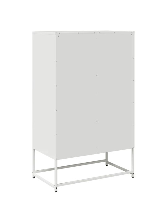 KÕRGE KAPP, VALGE, 68 X 39 X 111,5 CM, TERAS