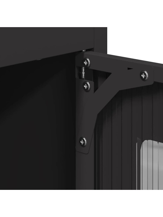 HIGHBOARD BLACK 68X39X123 CM TERAS
