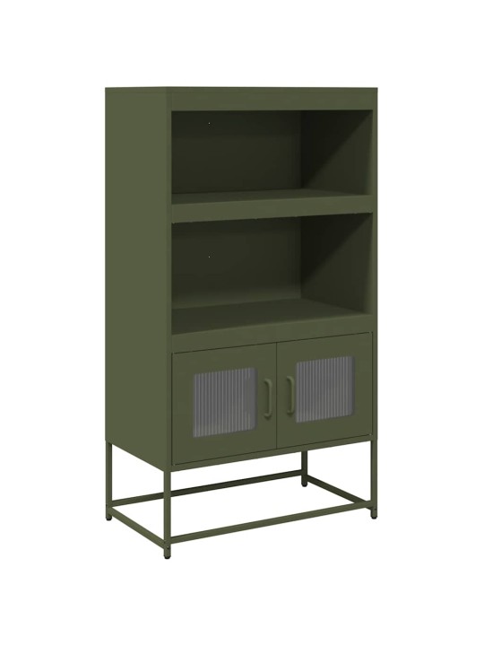 HIGHBOARD OLIVE GREEN 68X39X123 CM TERAS
