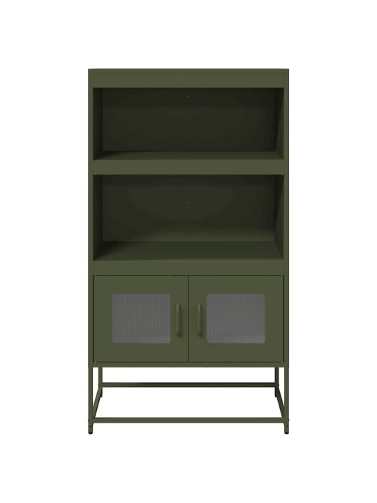 HIGHBOARD OLIVE GREEN 68X39X123 CM TERAS