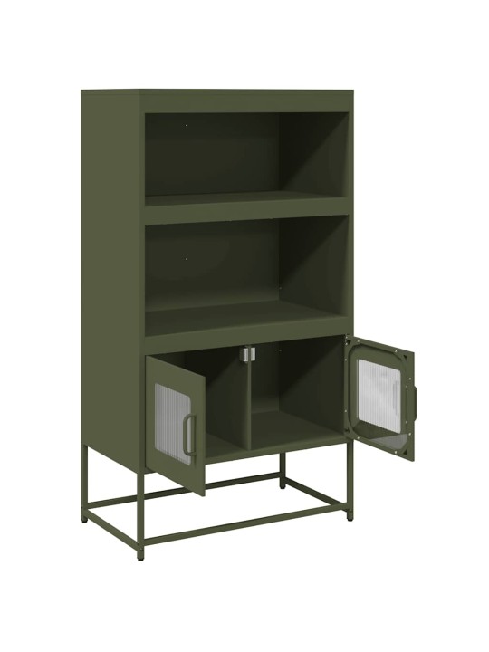 HIGHBOARD OLIVE GREEN 68X39X123 CM TERAS