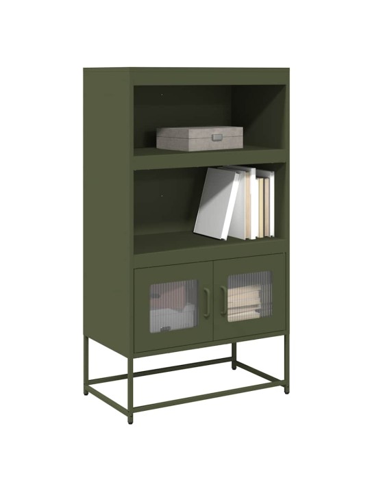 HIGHBOARD OLIVE GREEN 68X39X123 CM TERAS