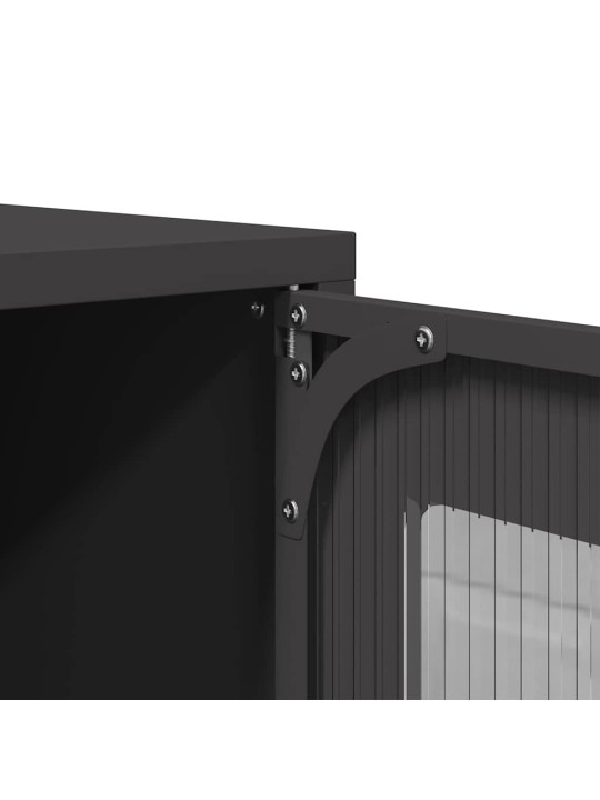 HIGHBOARD BLACK 68X39X107 CM TERAS