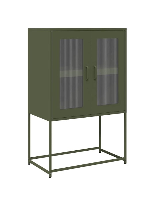 HIGHBOARD OLIVE GREEN 68X39X107 CM TERAS