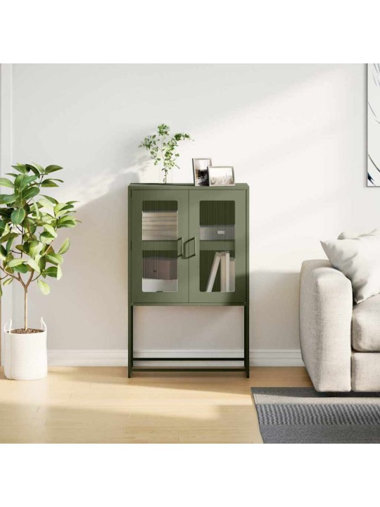 HIGHBOARD OLIVE GREEN 68X39X107 CM TERAS