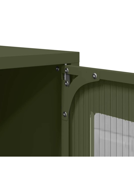 HIGHBOARD OLIVE GREEN 68X39X107 CM TERAS
