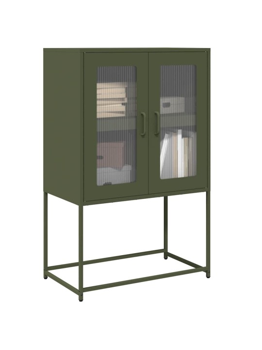 HIGHBOARD OLIVE GREEN 68X39X107 CM TERAS