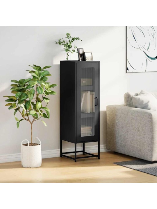 HIGHBOARD BLACK 36X39X123 CM KÜLMVALTSITUD TERAS