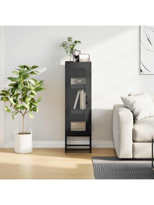 HIGHBOARD BLACK 36X39X123 CM KÜLMVALTSITUD TERAS