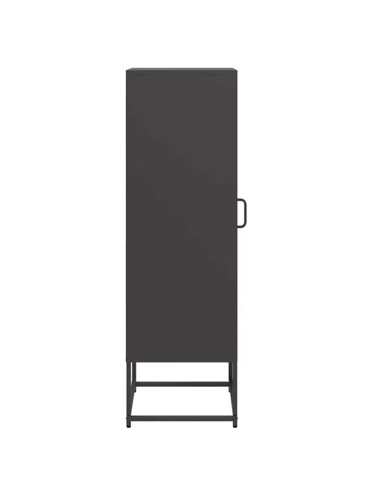 HIGHBOARD BLACK 36X39X123 CM KÜLMVALTSITUD TERAS