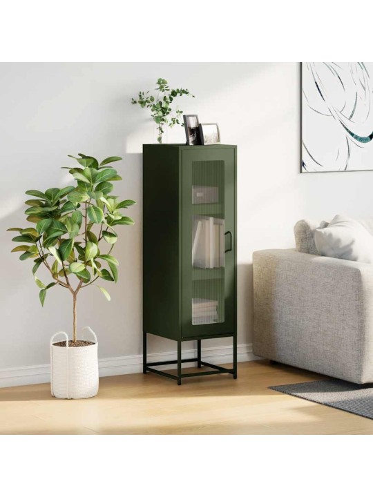 HIGHBOARD OLIVE GREEN 36X39X123 CM KÜLMVALTSITUD TERAS
